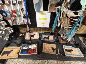 JS Farm and Ranch Winnie Feed Store Country Work Clothes Leather Show Patch 2