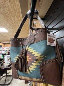 JS Farm and Ranch Winnie Feed Store Country Work Clothes Leather Wallet Purse 4